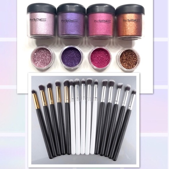 MAC Cosmetics Other - 🔥LAST ONE🔥M•A•C Pigments + Brush Set💎